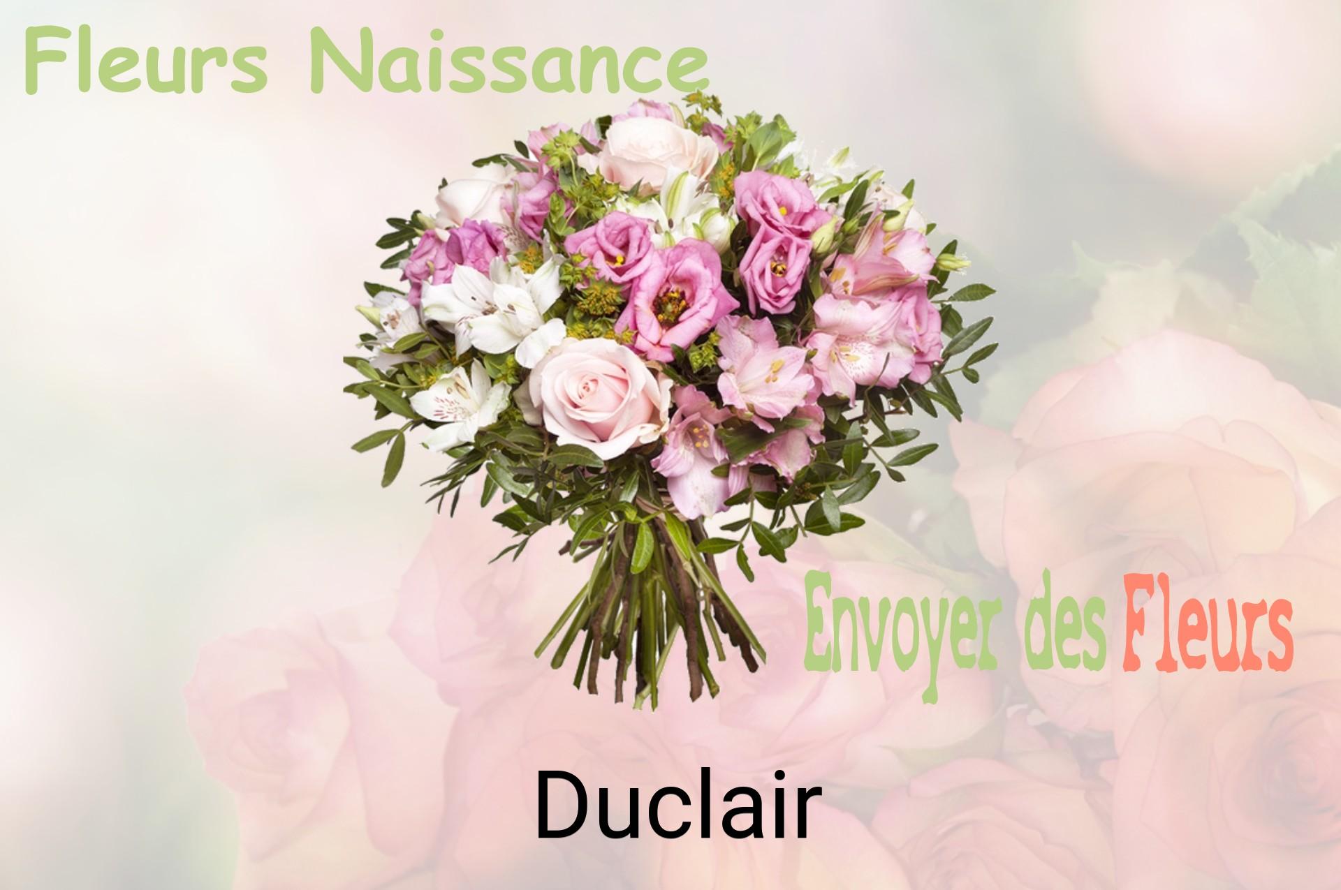 Bouquet de fleurs de naissance livré à Duclair