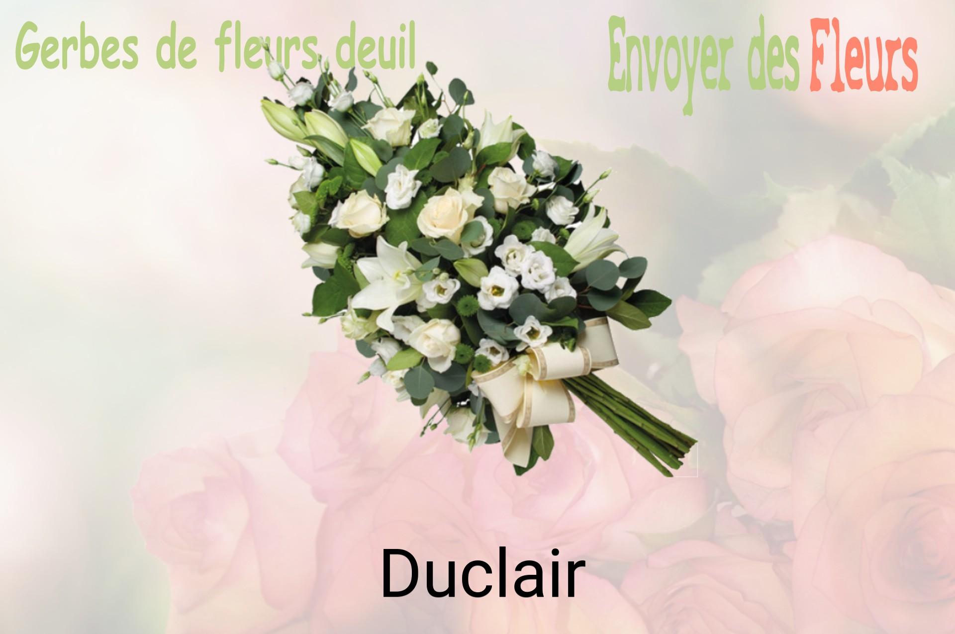 Gerbe de fleurs de deuil livrée à Duclair